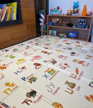 KOMPLET Ogradica za bebe JOY 180*200 cm + IQ podloga